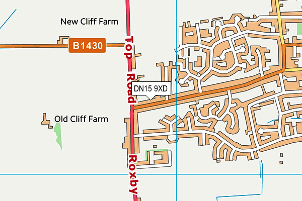 DN15 9XD map - OS VectorMap District (Ordnance Survey) DN15 9XD map - OS VectorMap District (Ordnance Survey)