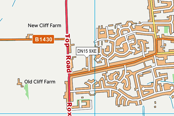 DN15 9XE map - OS VectorMap District (Ordnance Survey) DN15 9XE map - OS VectorMap District (Ordnance Survey)