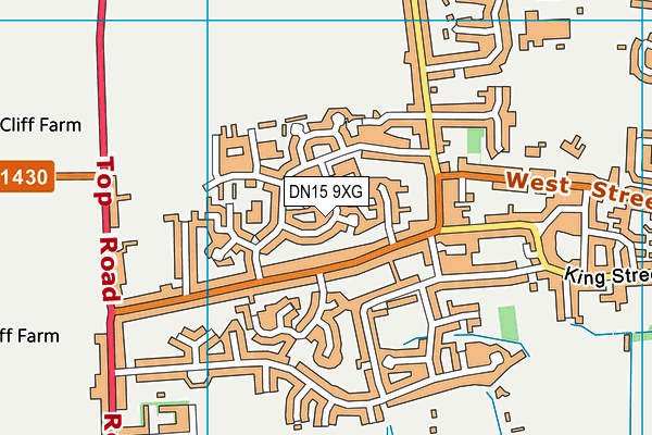 DN15 9XG map - OS VectorMap District (Ordnance Survey) DN15 9XG map - OS VectorMap District (Ordnance Survey)