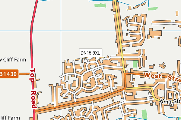 DN15 9XL map - OS VectorMap District (Ordnance Survey) DN15 9XL map - OS VectorMap District (Ordnance Survey)
