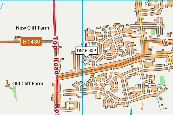 DN15 9XP map - OS VectorMap District (Ordnance Survey) DN15 9XP map - OS VectorMap District (Ordnance Survey)