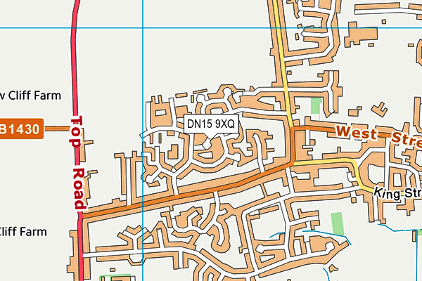 DN15 9XQ map - OS VectorMap District (Ordnance Survey) DN15 9XQ map - OS VectorMap District (Ordnance Survey)