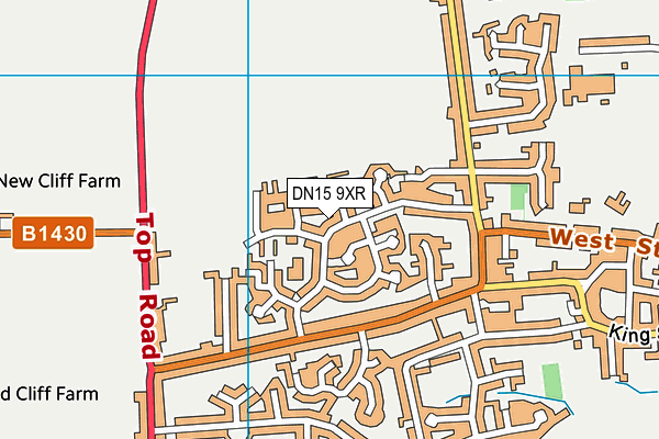 DN15 9XR map - OS VectorMap District (Ordnance Survey) DN15 9XR map - OS VectorMap District (Ordnance Survey)