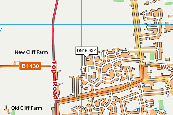 DN15 9XZ map - OS VectorMap District (Ordnance Survey) DN15 9XZ map - OS VectorMap District (Ordnance Survey)