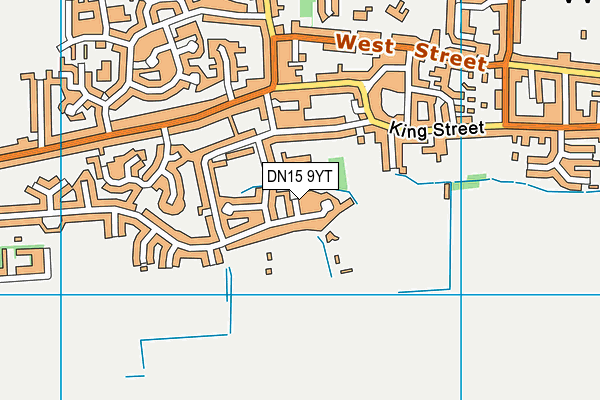 DN15 9YT map - OS VectorMap District (Ordnance Survey) DN15 9YT map - OS VectorMap District (Ordnance Survey)