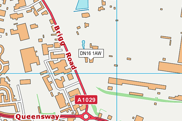 DN16 1AW map - OS VectorMap District (Ordnance Survey) DN16 1AW map - OS VectorMap District (Ordnance Survey)