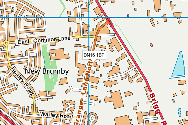 DN16 1BT map - OS VectorMap District (Ordnance Survey) DN16 1BT map - OS VectorMap District (Ordnance Survey)