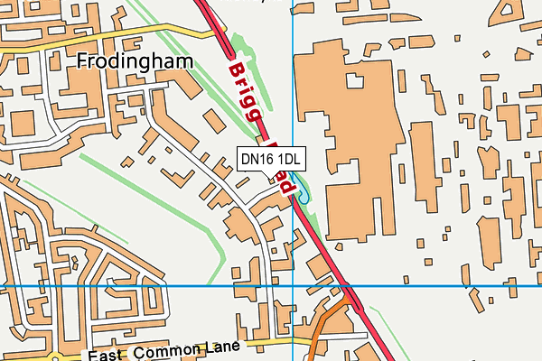 DN16 1DL map - OS VectorMap District (Ordnance Survey) DN16 1DL map - OS VectorMap District (Ordnance Survey)