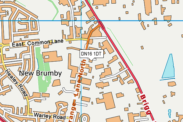 DN16 1DT map - OS VectorMap District (Ordnance Survey) DN16 1DT map - OS VectorMap District (Ordnance Survey)