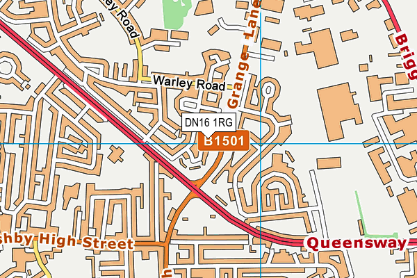 DN16 1RG map - OS VectorMap District (Ordnance Survey) DN16 1RG map - OS VectorMap District (Ordnance Survey)