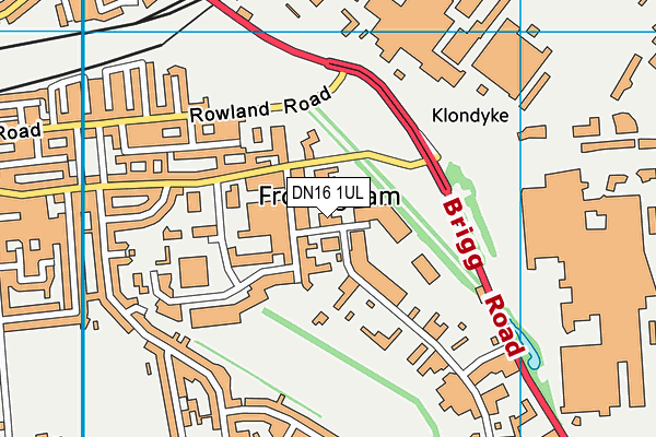 DN16 1UL map - OS VectorMap District (Ordnance Survey) DN16 1UL map - OS VectorMap District (Ordnance Survey)
