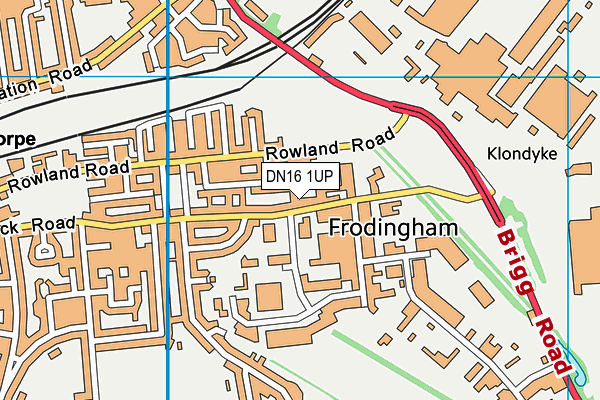 DN16 1UP map - OS VectorMap District (Ordnance Survey) DN16 1UP map - OS VectorMap District (Ordnance Survey)