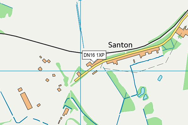 DN16 1XP map - OS VectorMap District (Ordnance Survey) DN16 1XP map - OS VectorMap District (Ordnance Survey)
