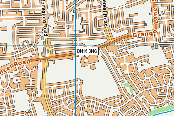 DN16 3NG map - OS VectorMap District (Ordnance Survey) DN16 3NG map - OS VectorMap District (Ordnance Survey)