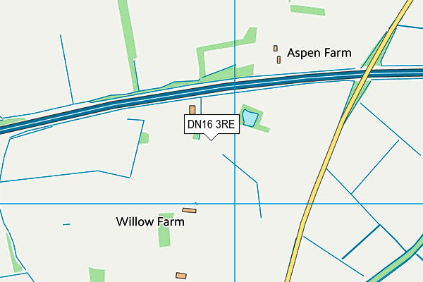 DN16 3RE map - OS VectorMap District (Ordnance Survey) DN16 3RE map - OS VectorMap District (Ordnance Survey)