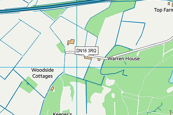 DN16 3RQ map - OS VectorMap District (Ordnance Survey) DN16 3RQ map - OS VectorMap District (Ordnance Survey)