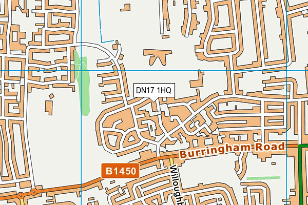 DN17 1HQ map - OS VectorMap District (Ordnance Survey) DN17 1HQ map - OS VectorMap District (Ordnance Survey)