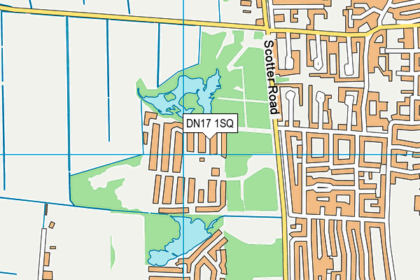 DN17 1SQ map - OS VectorMap District (Ordnance Survey) DN17 1SQ map - OS VectorMap District (Ordnance Survey)