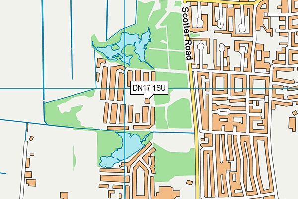 DN17 1SU map - OS VectorMap District (Ordnance Survey) DN17 1SU map - OS VectorMap District (Ordnance Survey)