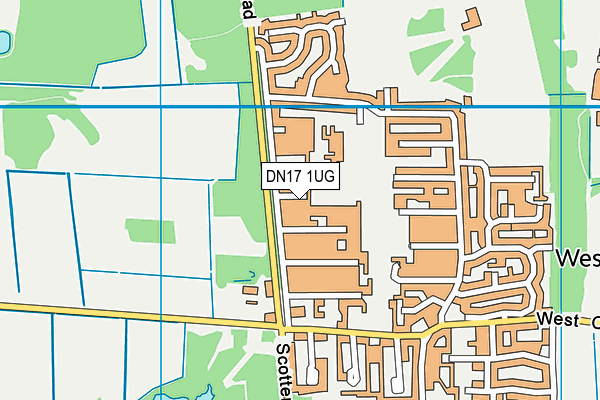 DN17 1UG map - OS VectorMap District (Ordnance Survey) DN17 1UG map - OS VectorMap District (Ordnance Survey)