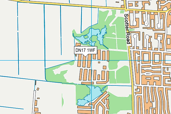 DN17 1WF map - OS VectorMap District (Ordnance Survey) DN17 1WF map - OS VectorMap District (Ordnance Survey)