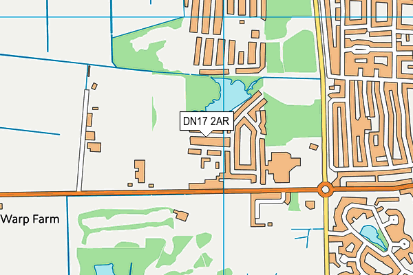 DN17 2AR map - OS VectorMap District (Ordnance Survey) DN17 2AR map - OS VectorMap District (Ordnance Survey)