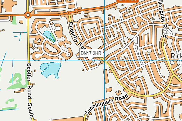 DN17 2HR map - OS VectorMap District (Ordnance Survey) DN17 2HR map - OS VectorMap District (Ordnance Survey)