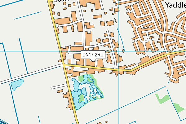 DN17 2RU map - OS VectorMap District (Ordnance Survey) DN17 2RU map - OS VectorMap District (Ordnance Survey)