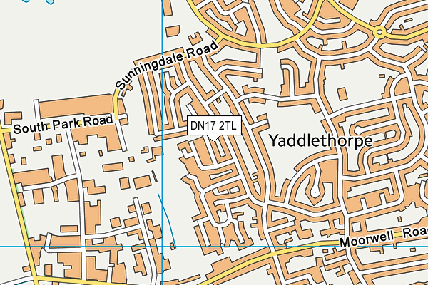 DN17 2TL map - OS VectorMap District (Ordnance Survey) DN17 2TL map - OS VectorMap District (Ordnance Survey)