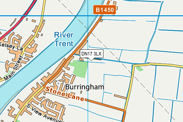 DN17 3LX map - OS VectorMap District (Ordnance Survey) DN17 3LX map - OS VectorMap District (Ordnance Survey)