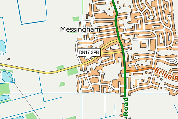 DN17 3PB map - OS VectorMap District (Ordnance Survey) DN17 3PB map - OS VectorMap District (Ordnance Survey)