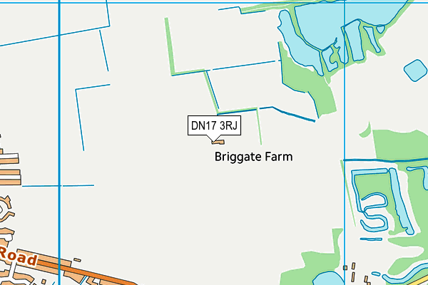 DN17 3RJ map - OS VectorMap District (Ordnance Survey) DN17 3RJ map - OS VectorMap District (Ordnance Survey)