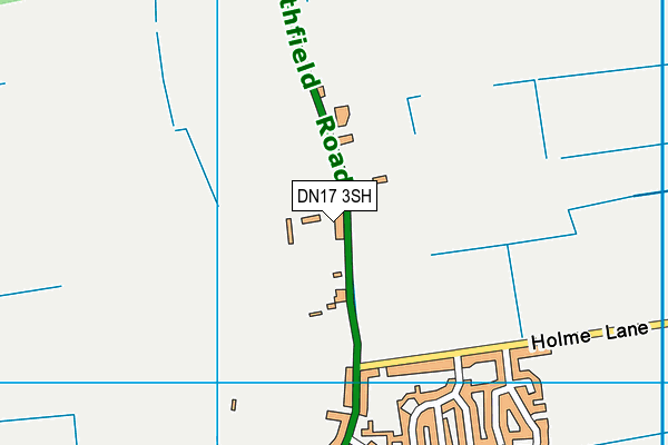 DN17 3SH map - OS VectorMap District (Ordnance Survey) DN17 3SH map - OS VectorMap District (Ordnance Survey)