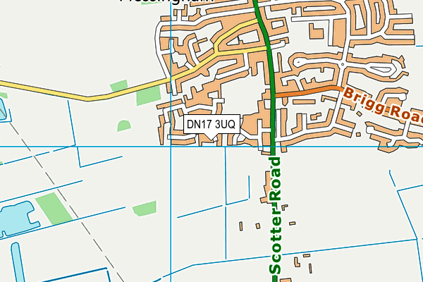 DN17 3UQ map - OS VectorMap District (Ordnance Survey) DN17 3UQ map - OS VectorMap District (Ordnance Survey)