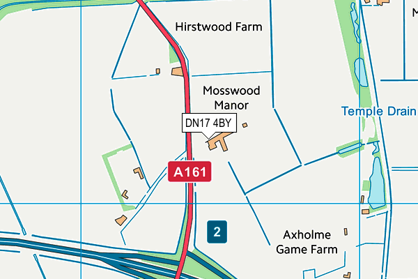 DN17 4BY map - OS VectorMap District (Ordnance Survey) DN17 4BY map - OS VectorMap District (Ordnance Survey)