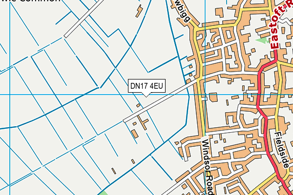 DN17 4EU map - OS VectorMap District (Ordnance Survey) DN17 4EU map - OS VectorMap District (Ordnance Survey)