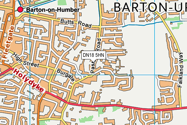 DN18 5HN map - OS VectorMap District (Ordnance Survey) DN18 5HN map - OS VectorMap District (Ordnance Survey)
