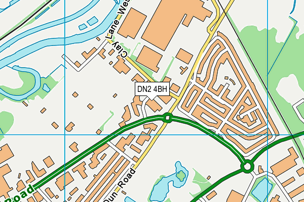 DN2 4BH map - OS VectorMap District (Ordnance Survey) DN2 4BH map - OS VectorMap District (Ordnance Survey)