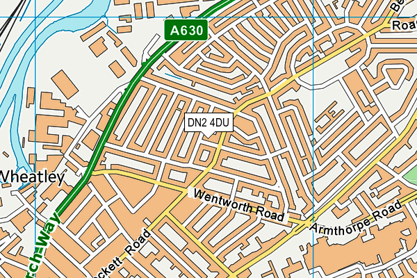 DN2 4DU map - OS VectorMap District (Ordnance Survey) DN2 4DU map - OS VectorMap District (Ordnance Survey)