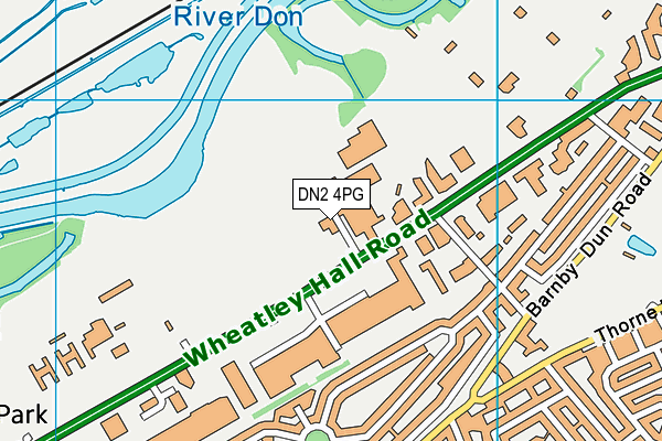 DN2 4PG map - OS VectorMap District (Ordnance Survey) DN2 4PG map - OS VectorMap District (Ordnance Survey)