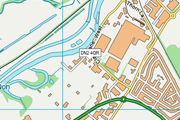 DN2 4QR map - OS VectorMap District (Ordnance Survey) DN2 4QR map - OS VectorMap District (Ordnance Survey)
