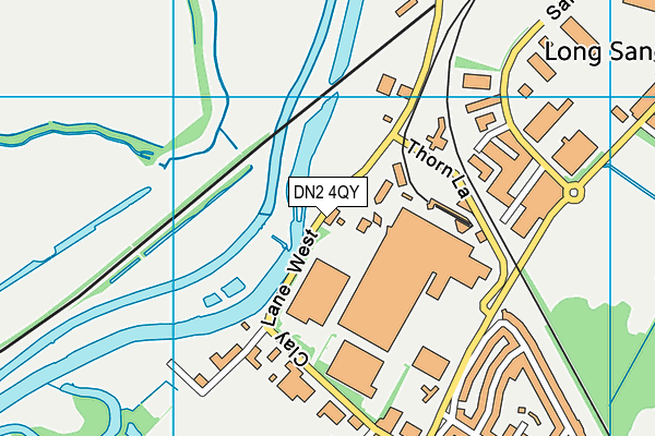 DN2 4QY map - OS VectorMap District (Ordnance Survey) DN2 4QY map - OS VectorMap District (Ordnance Survey)