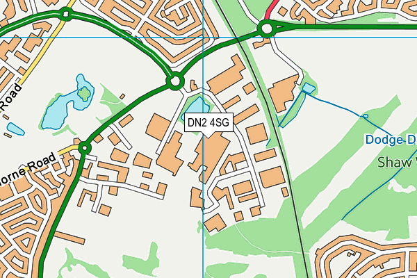 DN2 4SG map - OS VectorMap District (Ordnance Survey) DN2 4SG map - OS VectorMap District (Ordnance Survey)
