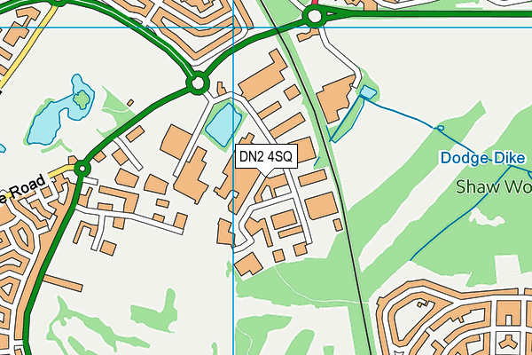 DN2 4SQ map - OS VectorMap District (Ordnance Survey) DN2 4SQ map - OS VectorMap District (Ordnance Survey)