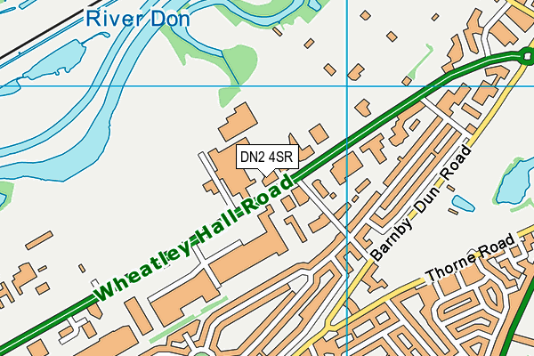 DN2 4SR map - OS VectorMap District (Ordnance Survey) DN2 4SR map - OS VectorMap District (Ordnance Survey)
