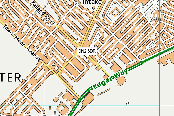 DN2 6DR map - OS VectorMap District (Ordnance Survey) DN2 6DR map - OS VectorMap District (Ordnance Survey)