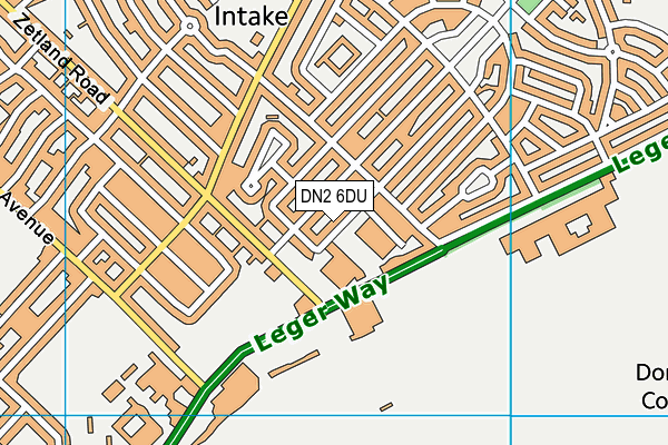 DN2 6DU map - OS VectorMap District (Ordnance Survey) DN2 6DU map - OS VectorMap District (Ordnance Survey)