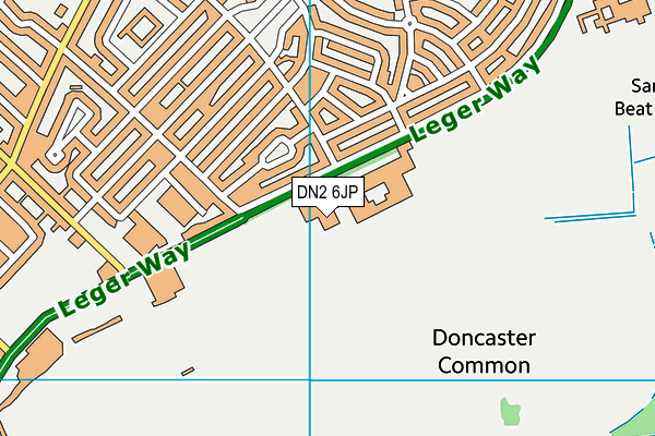 DN2 6JP map - OS VectorMap District (Ordnance Survey) DN2 6JP map - OS VectorMap District (Ordnance Survey)