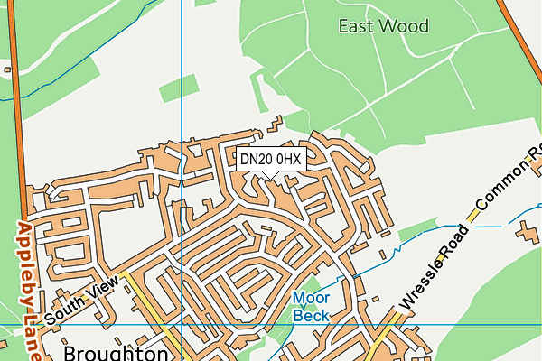DN20 0HX map - OS VectorMap District (Ordnance Survey) DN20 0HX map - OS VectorMap District (Ordnance Survey)