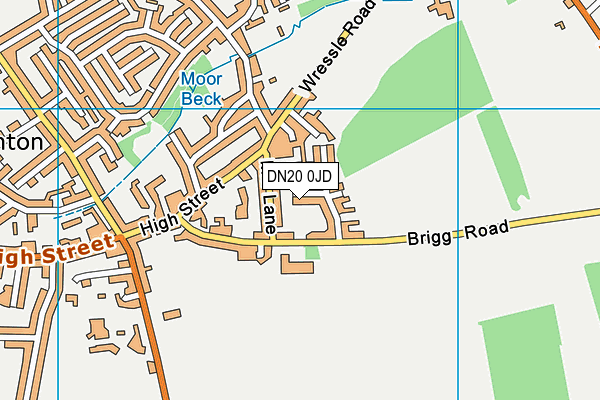 DN20 0JD map - OS VectorMap District (Ordnance Survey) DN20 0JD map - OS VectorMap District (Ordnance Survey)